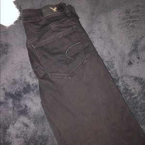 American Eagle Black Skinny Jeggings. (8 Long)